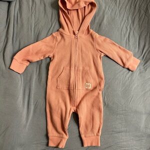 Cozy Kids One Piece in Warm Orange